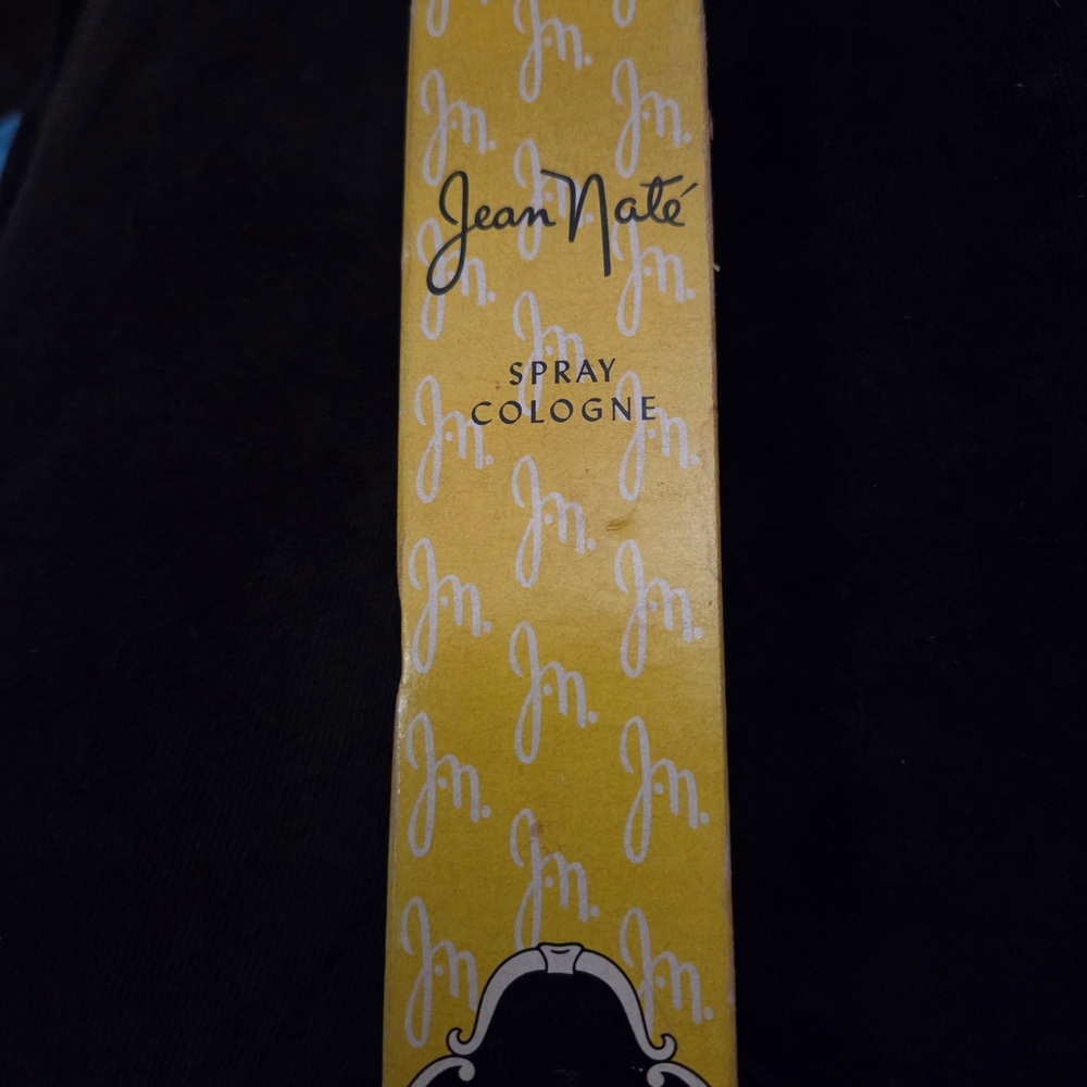 Jean Nate Spray Cologne in Yellow Packaging New In Box 1960s Vintage